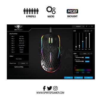 Souris Spirit Of Gamer Xpert M100 Noir