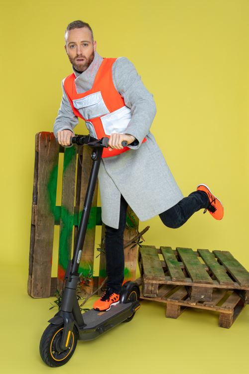 Urban Circus Omkeerbaar Reflecterend Fietsvest Swat Maat 1 Rood