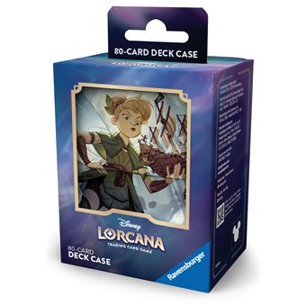 Carte à collectionner Lorcana Disney Ravensburger Le Règne de Jafar Boîte de rangement de deck Fée Clochette - 1