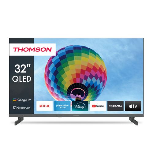 TV QLED Thomson 32Qg4S14 80 Cm Full Hd 2024 Gris Foncé