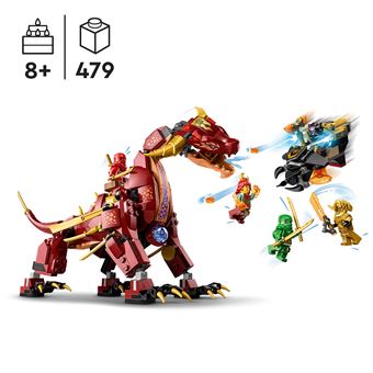 LEGO® Ninjago 71793 Le Dragon de Lave Transformable de Heatwave