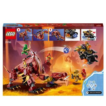 LEGO® Ninjago 71793 Le Dragon de Lave Transformable de Heatwave