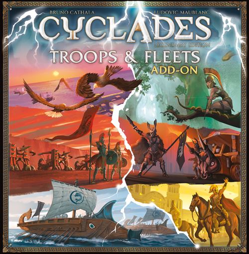 Jeu de stratégie Studio H Cyclades Troupes & Flottes - vue 1
