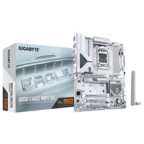 Carte mère Gigabyte B850 EAGLE WF7 ICE ATX Chipset AMD B850