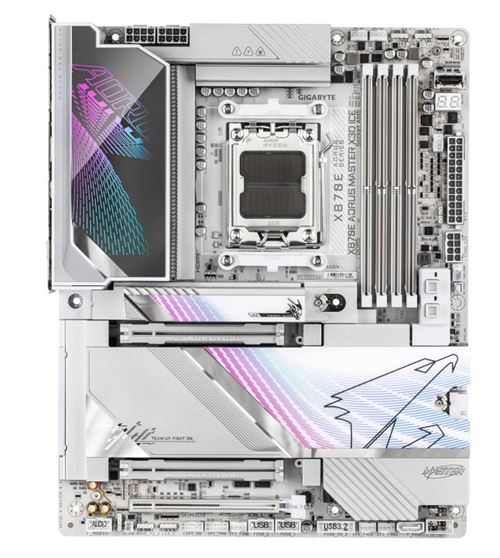 Giga Carte Mère Gigabyte X870e Aorus Master X3d Ice Atx Chipset Amd X870e