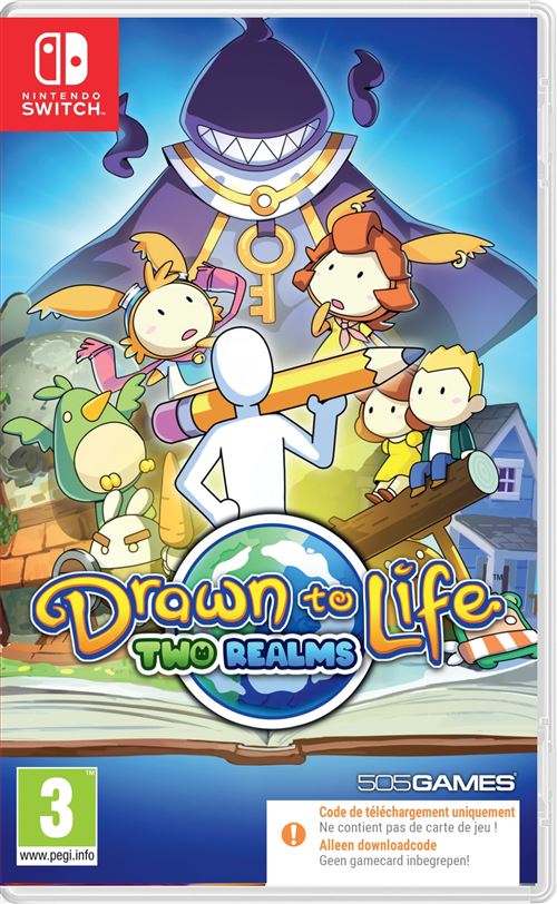 Drawn to Life: Two Realms Code in a box Nintendo Switch