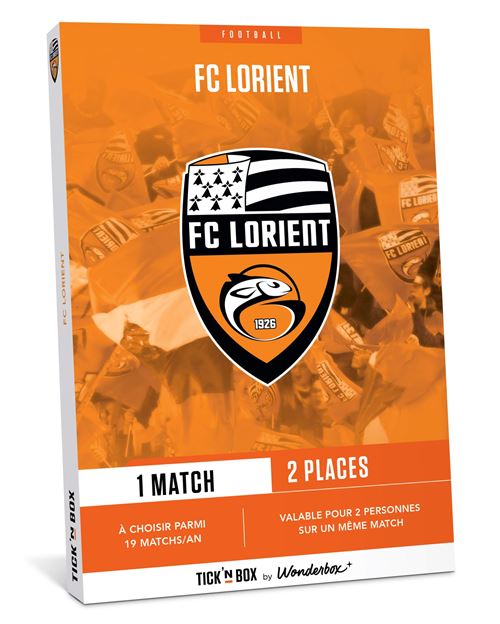 Coffret cadeau Tick’nBox FC Lorient