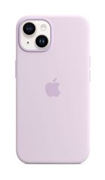 Apple - Coque de protection pour téléphone portable - compatibilité avec MagSafe - silicone - lilas - pour iPhone 14