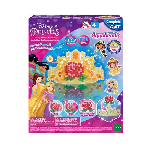 Aquabeads - Jeu Créatif - Le Diadème des Princesses Disney - 870 Pièces - Image 2