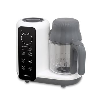 Chauffe-biberon Reer Simply Hot - Fonction Maintien Au Chaud Pour Biberons Et Petits Pots (blanc/gris)
