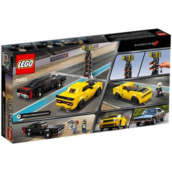 75893 Dodge Challenger SRT Demon 2018 et Dodge Charger RT 1970, LEGO(r) Speed Champions