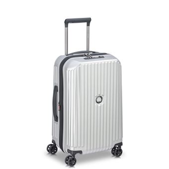 Valise cabine extensible Delsey Securitime Zip 55 cm Gris