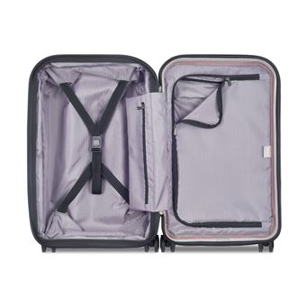 Valise cabine extensible Delsey Securitime Zip 55 cm Gris