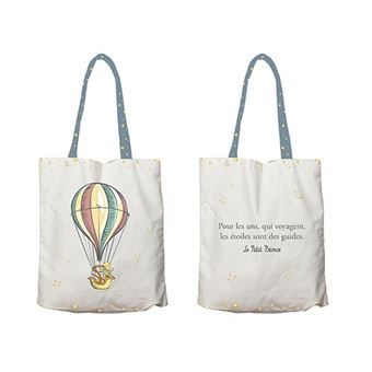 Sac Cabas pour les courses Kiub PM Le Petit Prince Montgolfiere