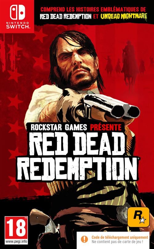 Dead Redemption Jeu Nintendo Switch Code in a box - vue 2