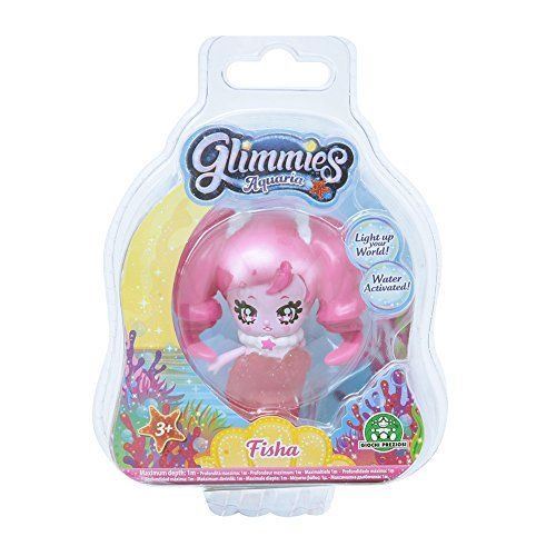 Figurine Glimmies Blister 1 Aquaria Fisha Rose 6 cm