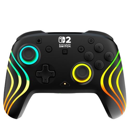 Turtle Beach Afterglow Wave Manette de gaming RGB sans fil Sous licence officielle pour Nintendo Switch 2 - vue 3