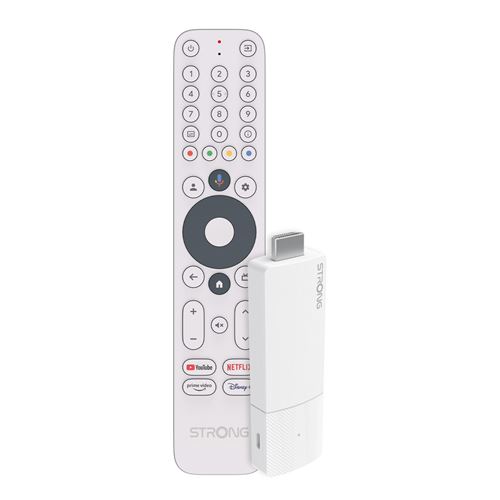Passerelle multimedia Strong LEAP-AIR Stick Google TV 4K UHD Chromecast Blanc
