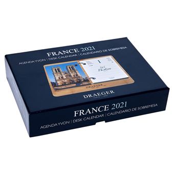 Coffret éphéméride agenda Draeger France 2021