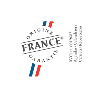 Agenda Quo Vadis 2026 Ministre - Semainier Beige Calypso - 13 Mois (Déc à Déc) - Papier Clairefontaine - Fabriqué En France