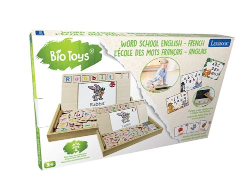 Lexibook Jeu Découverte Bio Toys L'ecole Des Mots Bilingue Français-Anglais - Image 3
