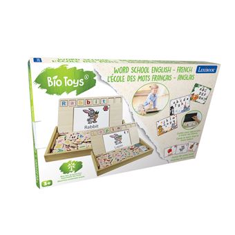 Jeu découverte Lexibook Bio Toys L’Ecole des Mots bilingue Français-Anglais