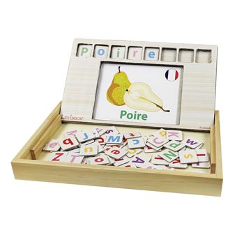 Jeu découverte Lexibook Bio Toys L’Ecole des Mots bilingue Français-Anglais