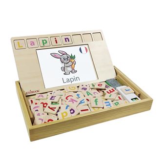 Jeu découverte Lexibook Bio Toys L’Ecole des Mots bilingue Français-Anglais