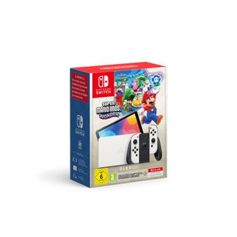 Console Nintendo Switch™ OLED modèle blanche Jeu Super