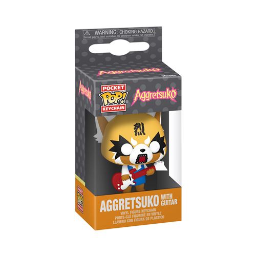 Figurine Funko Pop Keychain porte-clé Aggretsuko avec Guitar