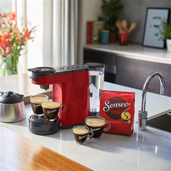 Philips SENSEO Select CSA230/90 Machine à café à dosettes rouge