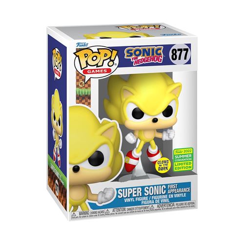 Funko Figurine Pop Games Sonic The Hedgehog Super Sonic