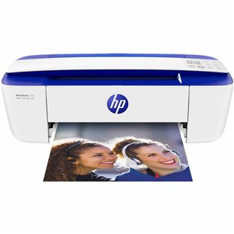 Imprimante multifonction HP DeskJet 3760 Blanc et bleu Reconditionné