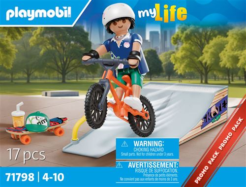 PLAYMOBIL 71798 Snowboarder avec rampe de glisse - vue 10