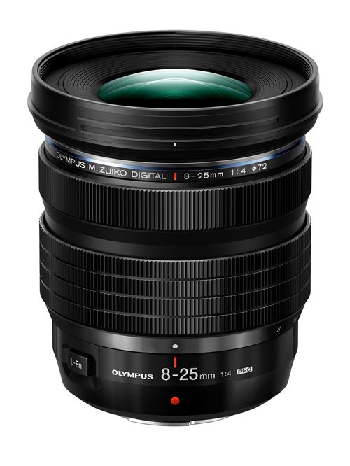 Objectif hybride Olympus M.Zuiko Digital ED 8-25mm f/4 PRO Noir