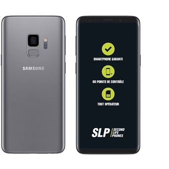 Smartphone Samsung Galaxy S9 5.8" Double SIM 64 Go Argent Slp Reconditionné Grade Premium