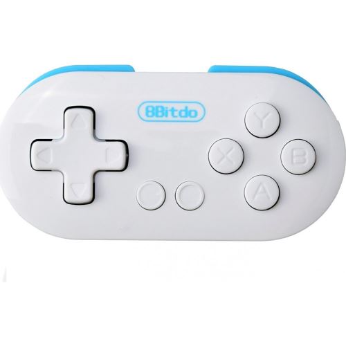 8bitdo Zero mini Bluetooth Gamepad controller wit en Blauw