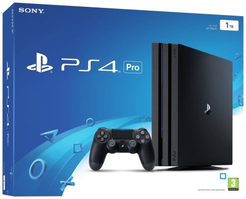 Sony PlayStation 4 Pro - Spelconsole - 4K - HDR - 1 TB HDD - gitzwart