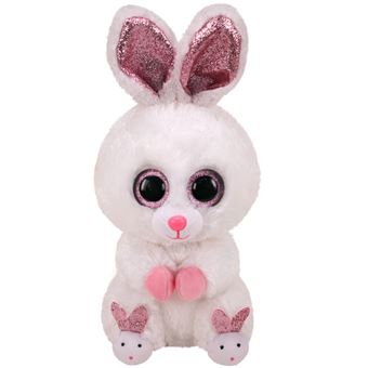 Peluche Ty Beanie Boo Slippers le lapin 24 cm