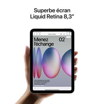 Apple iPad Mini 8,3'' 128 Go Mauve Wifi 7ème génération 2024
