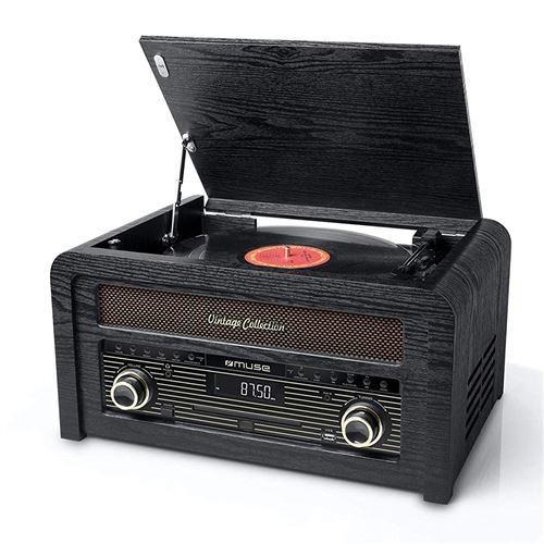 Platine Vinyle MUSE MT115W – 20W, Lecteur CD, Bluetooth - vue 5