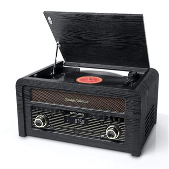 Micro Système CD Muse MT-115 W avec Platine Vinyle - 1