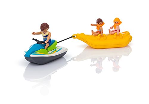 Playmobil 6980 Vacanciers avec scooter des mers et Banane for sale online