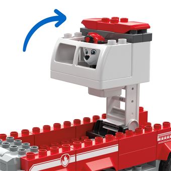 Jeu de construction Mega Bloks La Pat'Patrouille Super camion de pompier de Marcus