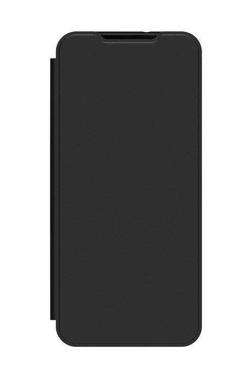 Samsung GP-FWA025AMA - Flip cover voor mobiele telefoon - polyurethaan, polycarbonaat - zwart - slank ontwerp - voor Galaxy A02s