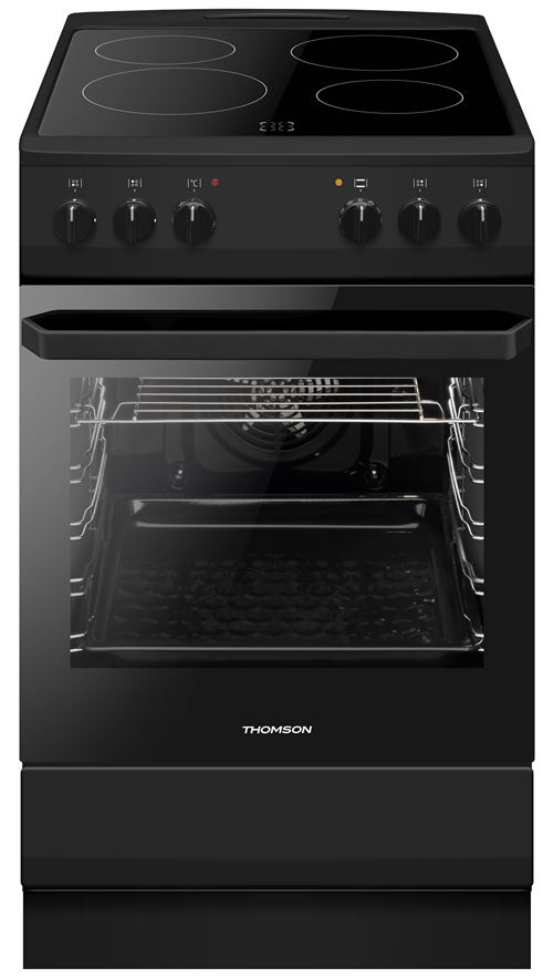 Thms Cuisinière Vitrocéramique Thomson Tcc52.4Bm 50 Cm Noir