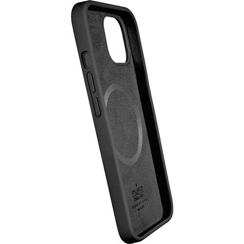 Coque Silicon Puro Icon Magnetique pour iPhone 12/12 Pro Noir