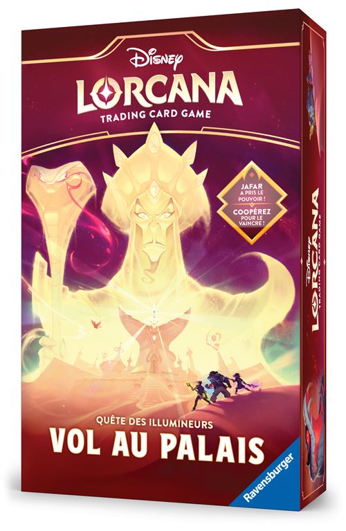 Boite de Carte à collectionner Lorcana Disney Ravensburger Coffret Quête Vol au Palais