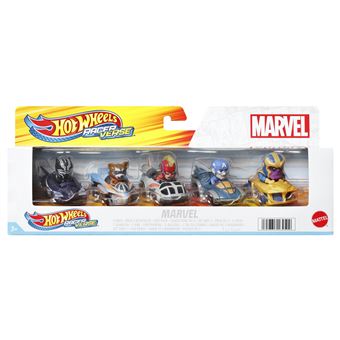 Pack 5 véhicules Hot Wheels Raceverse Marvel