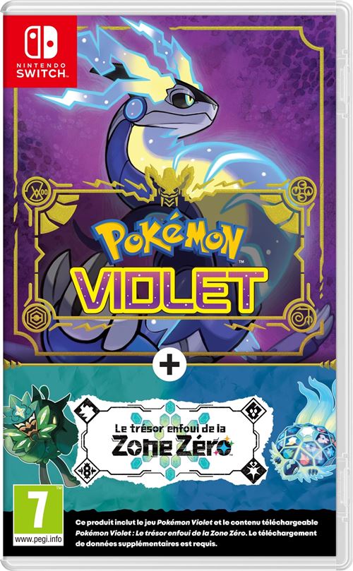 Pack Pokémon Violet + Le trésor enfoui de la Zone Zéro Nintendo Switch